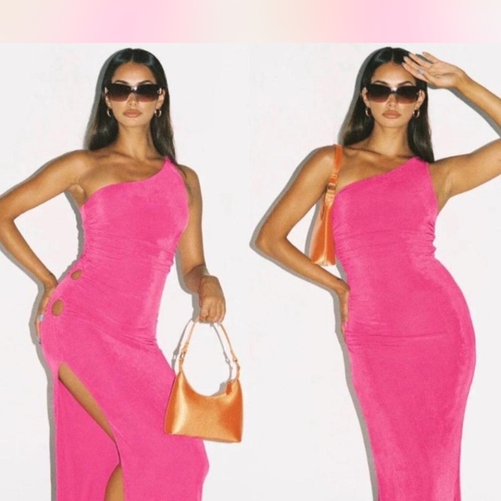 Princess Polly One-Shoulder Maxi Dress